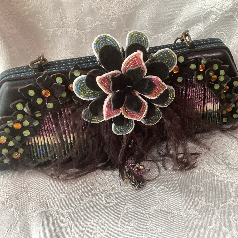 Mary Frances handbag Plum Crazy